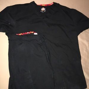 Black Dickies Scrub Set